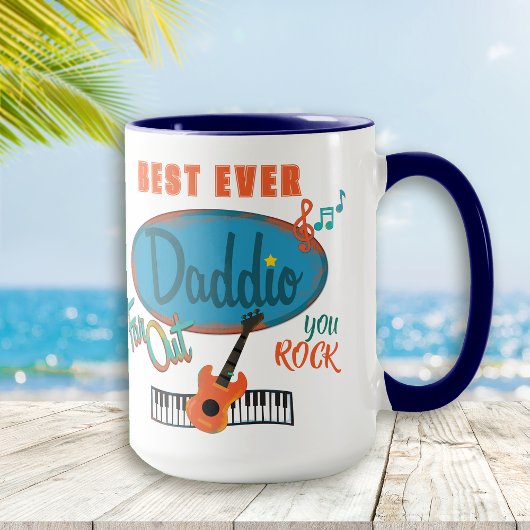 Mug Meilleur Daddio Loin Retro