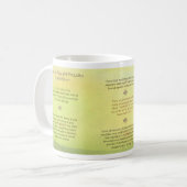 Mug Meilleur des citations de Jane Austen de fierté et (Devant gauche)