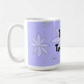 Mug Meilleur design de flocon de neige pour enseignant (Gauche)