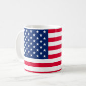 Mug Meilleur design patriotique américain (Devant gauche)