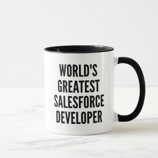 Mug Meilleur développeur de Salesforce (Droite)