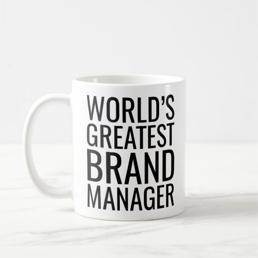 Mug Meilleur Directeur de Marque du Monde (Gauche)