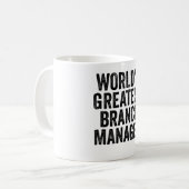 Mug Meilleur directeur de succursale au monde (Devant gauche)