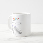 Mug Meilleur Docteur Résultats De Recherche (Pas De Ph (Devant gauche)
