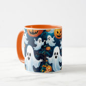 Mug Meilleur drôle Éffrayant mignonne Halloween amant  (Devant gauche)