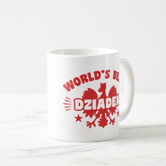 Mug Meilleur Dziadek du monde (Devant droit)
