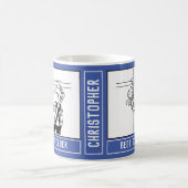 Mug Meilleur échafaudage Cartoon avec choix du nom. (Centre)