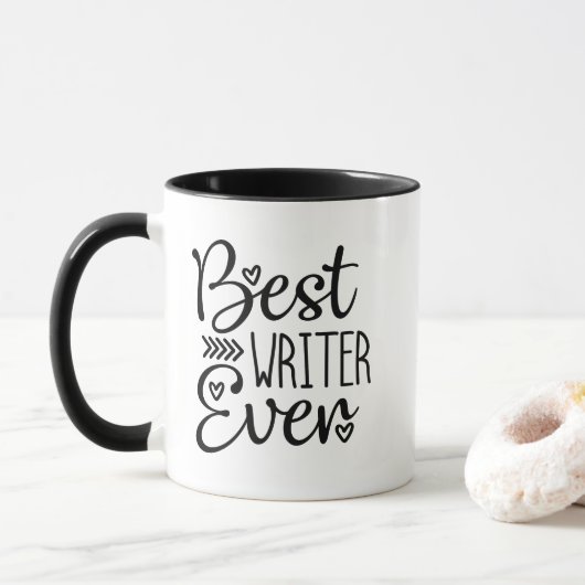 Mug Meilleur écrivain de tous les temps (Avec donut)