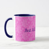 Mug Meilleur élégant Floral Moderne (Gauche)