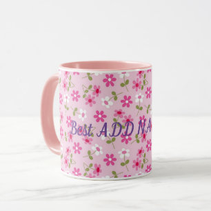 Mug Meilleur élégant Floral Moderne