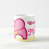 Mug Meilleur éléphant maman du monde embrasser la tass (Centre)