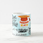 Mug meilleur emploi enseignant jamais (Centre)