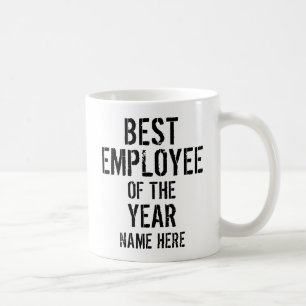 MUG MEILLEUR EMPLOYÉ DE L'ANNÉE PERSONNALISER 