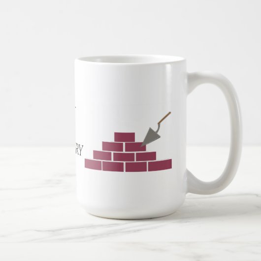Mug Meilleur en maçonnerie et pose de briques (Droite)