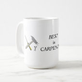 Mug Meilleur en menuiserie (Devant gauche)