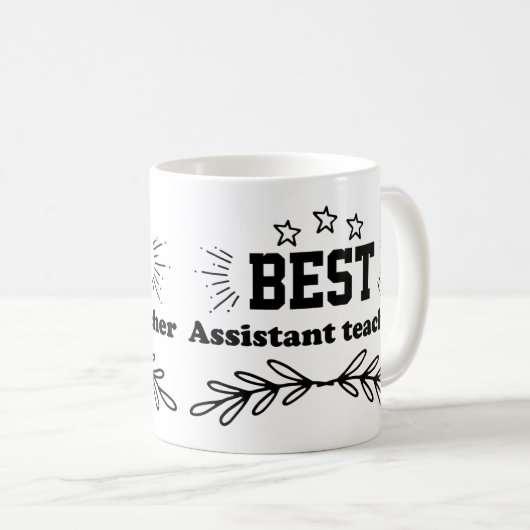 Mug Meilleur enseignant adjoint (Devant droit)