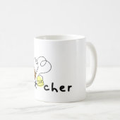 Mug « Meilleur ENSeignant » – Cadeau drôle et mignon p (Devant droit)