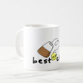 Mug « Meilleur ENSeignant » – Cadeau drôle et mignon p (Devant gauche)