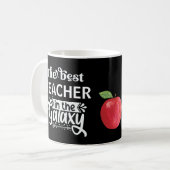 Mug Meilleur Enseignant dans la galaxie mondiale troph (Devant gauche)