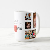 Mug Meilleur enseignant de photo personnalisée (Devant droit)