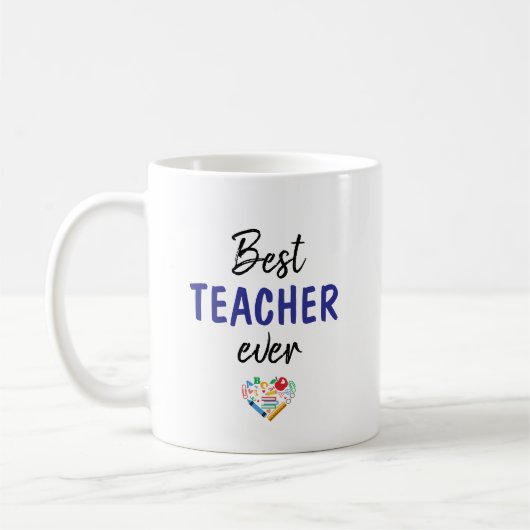 Mug Meilleur Enseignant de Tous les Temps (Gauche)