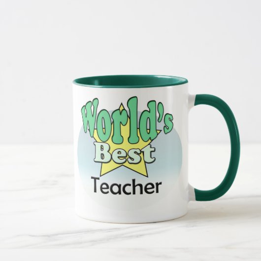 Mug Meilleur enseignant du monde (Droite)