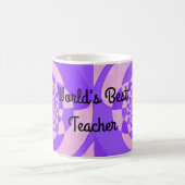 Mug Meilleur enseignant du monde Fractal Design (Centre)