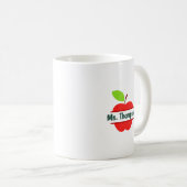 Mug Meilleur enseignant du monde - Personnalisé (Devant droit)