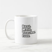 Mug Meilleur enseignant en mathématiques (Gauche)