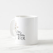 Mug Meilleur Enseignant Flower - Maître (Devant gauche)
