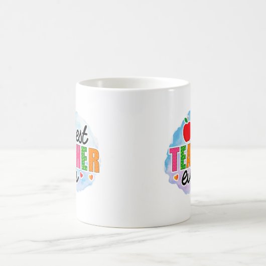 Mug Meilleur enseignant jamais (Centre)