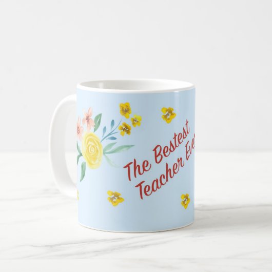 Mug Meilleur enseignant jamais (Devant gauche)
