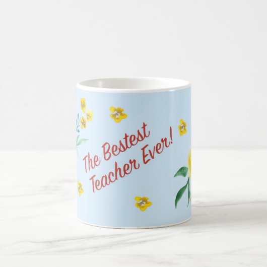 Mug Meilleur enseignant jamais (Centre)