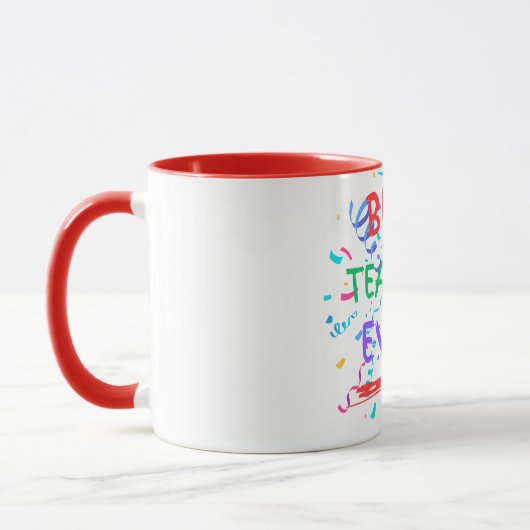 Mug Meilleur enseignant jamais (Gauche)