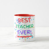 Mug Meilleur enseignant jamais (Centre)
