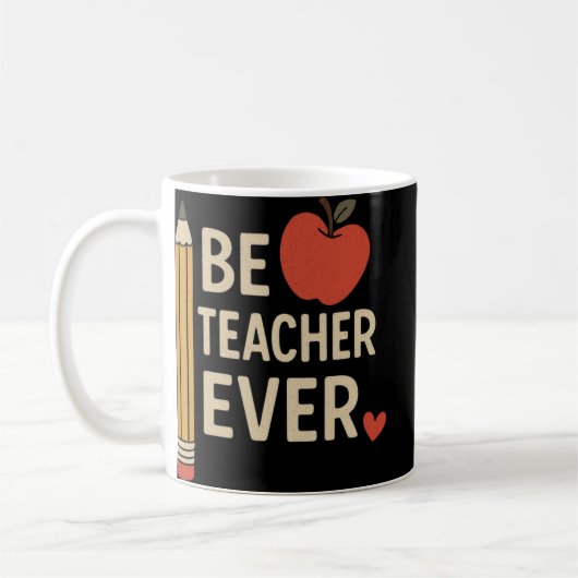 Mug "Meilleur enseignant jamais" (Gauche)