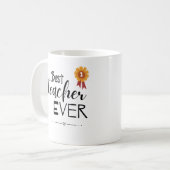 Mug Meilleur enseignant jamais (Devant gauche)