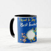 Mug Meilleur enseignant jamais (Devant gauche)