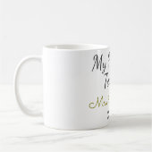 Mug Meilleur enseignant jamais ajouter nom date année (Gauche)
