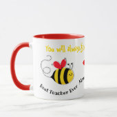 Mug meilleur enseignant jamais Bee enseignant cadeau d (Gauche)