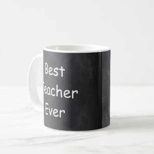 Mug Meilleur enseignant jamais Chalkboard Design Idée 