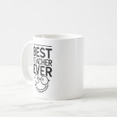 Mug Meilleur enseignant jamais "Journée des enseignant (Devant gauche)
