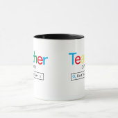 Mug Meilleur enseignant jamais moteur de recherche Rés (Centre)