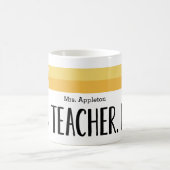 Mug Meilleur enseignant jamais | Musique cadeau person (Centre)