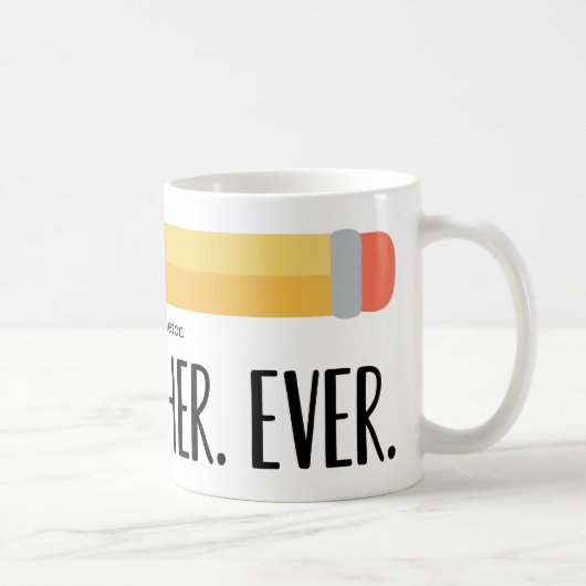 Mug Meilleur enseignant jamais | Musique cadeau person (Droite)