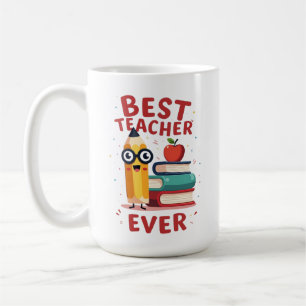 Mug Meilleur Enseignant jamais Nom personnalisé