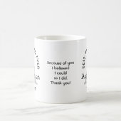 Mug MEILLEUR ENSEIGNANT JAMAIS Personnalisé (Centre)