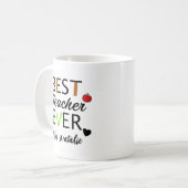 Mug Meilleur enseignant jamais - Professeur personnali (Devant gauche)