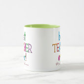 Mug Meilleur enseignant personnalisé (Centre)