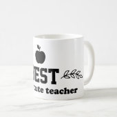 Mug Meilleur enseignant remplaçant (Devant droit)